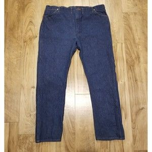 Vintage Mens Wrangler 13MWZ Jeans Size 46X34 Straight USA Made (44x34)